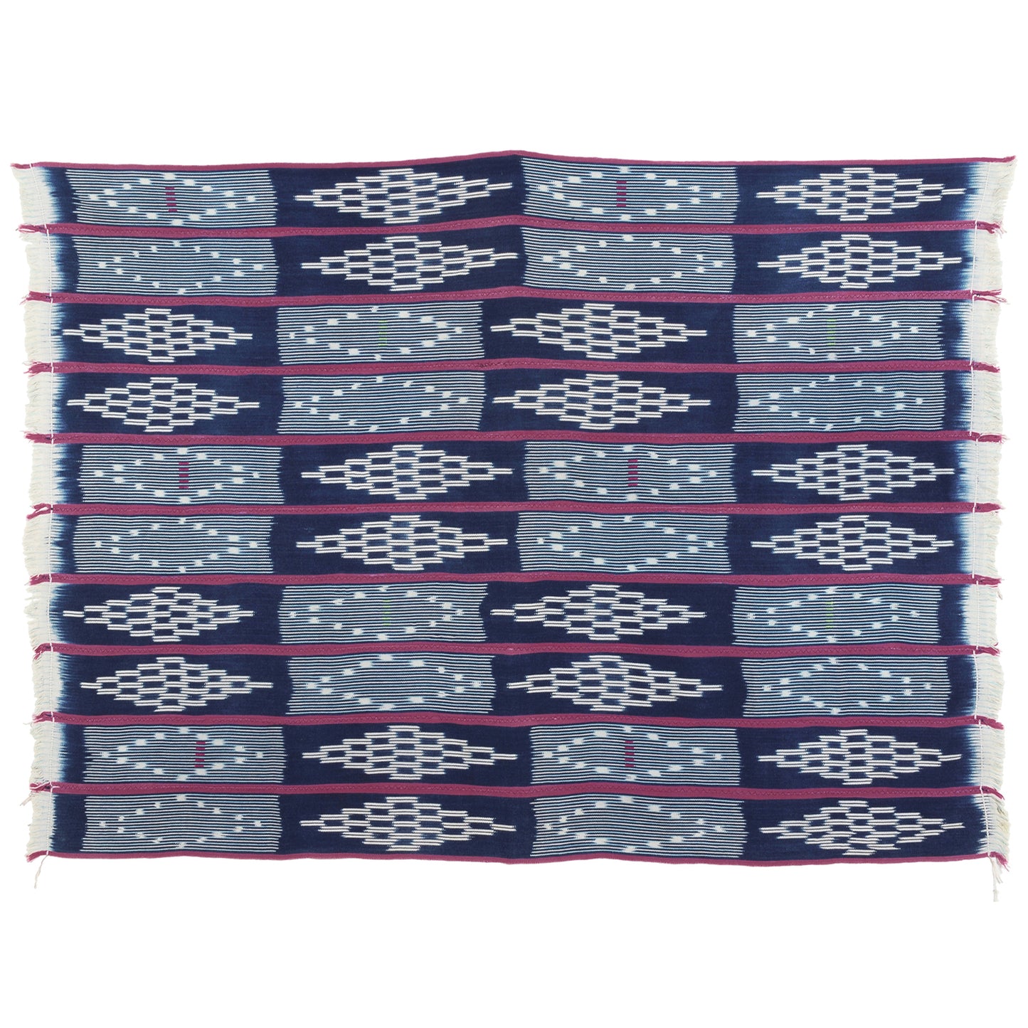 Vintage Handwoven Baule Cloth – Bondoukou (Woman 56″×41″)