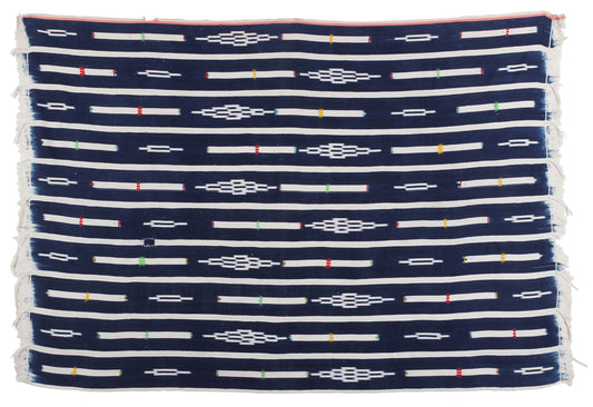 Vintage Handwoven Baule Cloth From Ivory Coast - Traditional Craftsmanship - alternate view