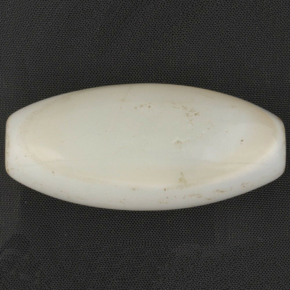 Antique Agate Trade Bead Cambay India – Large White Agate Pendant