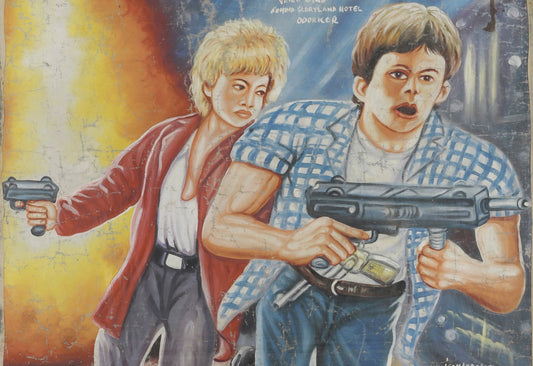 Demolition High Movie Poster - Hand-Painted Ghanaian Art - alternate view