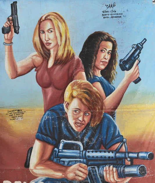 Demolition University Movie Poster - Hand-Painted Ghana Art - alternate view