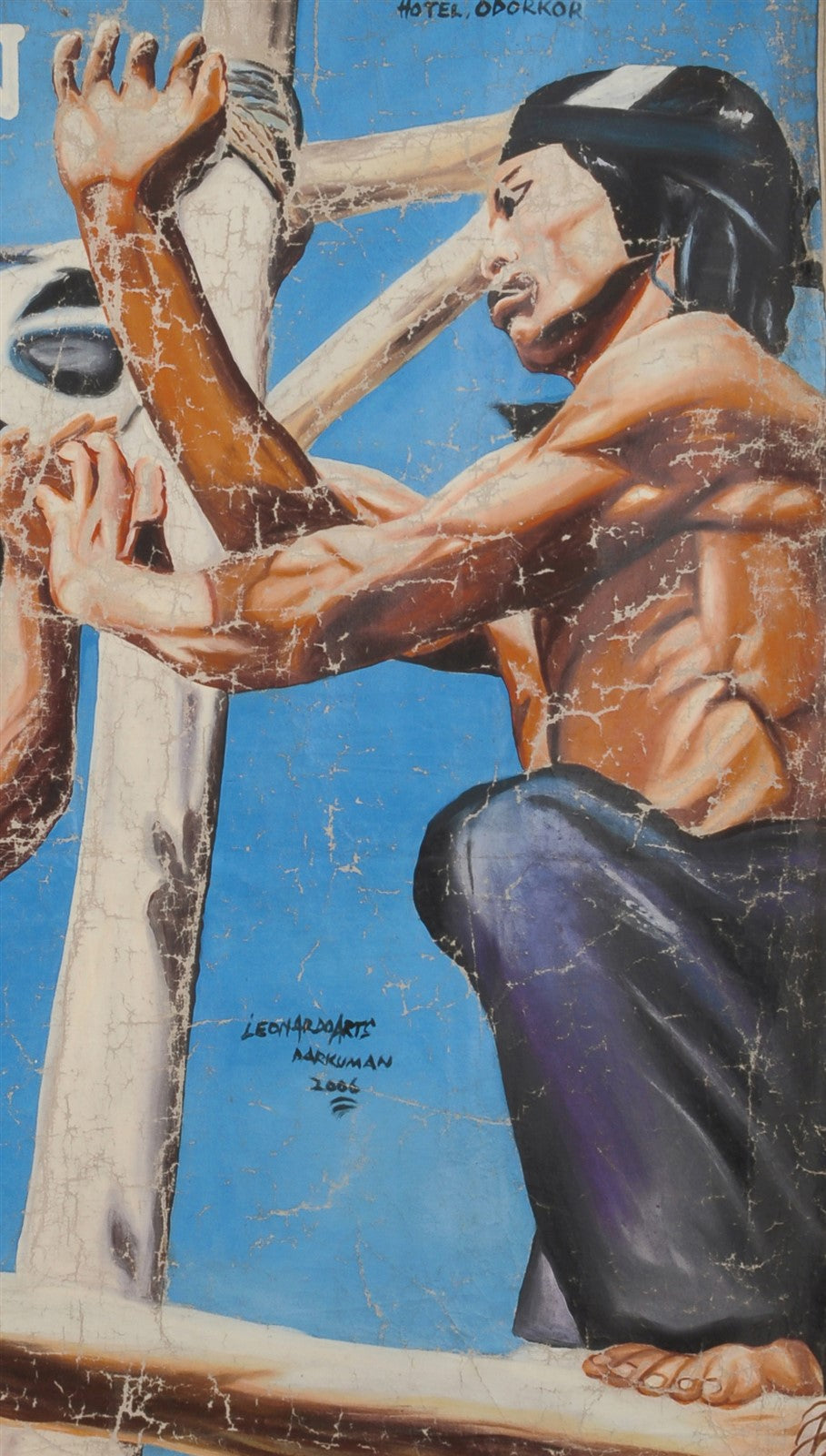 Dragon On The Shaolin Tower Movie Poster | Ghana Art - close-up