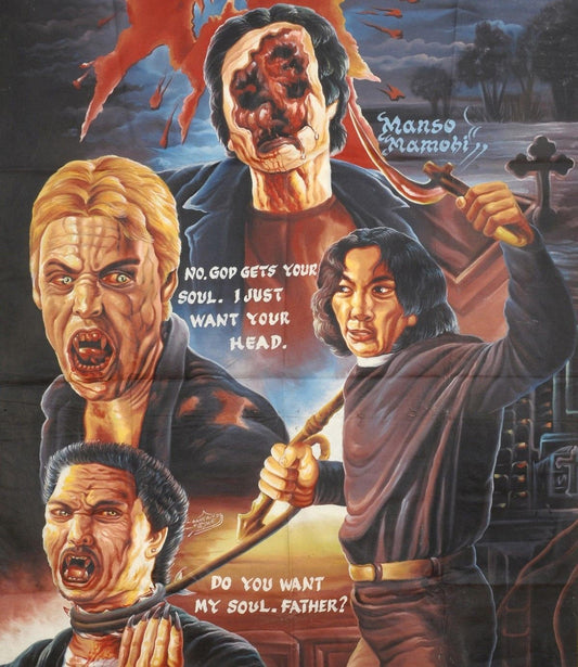 Dracula 2 Authentic Hand-Painted Movie Poster | Ghana - alternate view