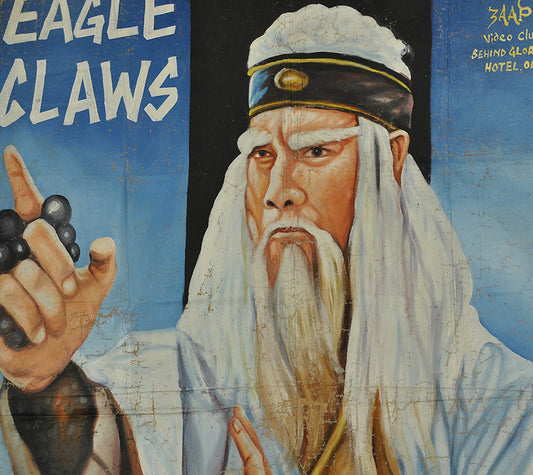 Eagle Claws Movie Poster - Hand Painted In Ghana By Leonardo - alternate view