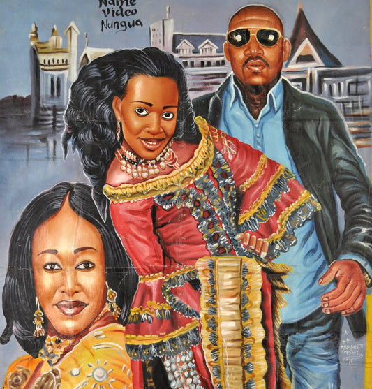 Forever Young Movie Poster - Ghanaian Hand-Painted Art - alternate view