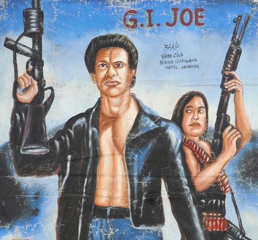 G.I. Joe Movie Poster - Authentic Ghanaian Hand-Painted Art - alternate view