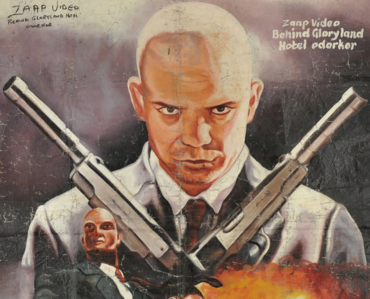 Hitman Movie Poster - Authentic Hand-Painted Ghana Art - alternate view