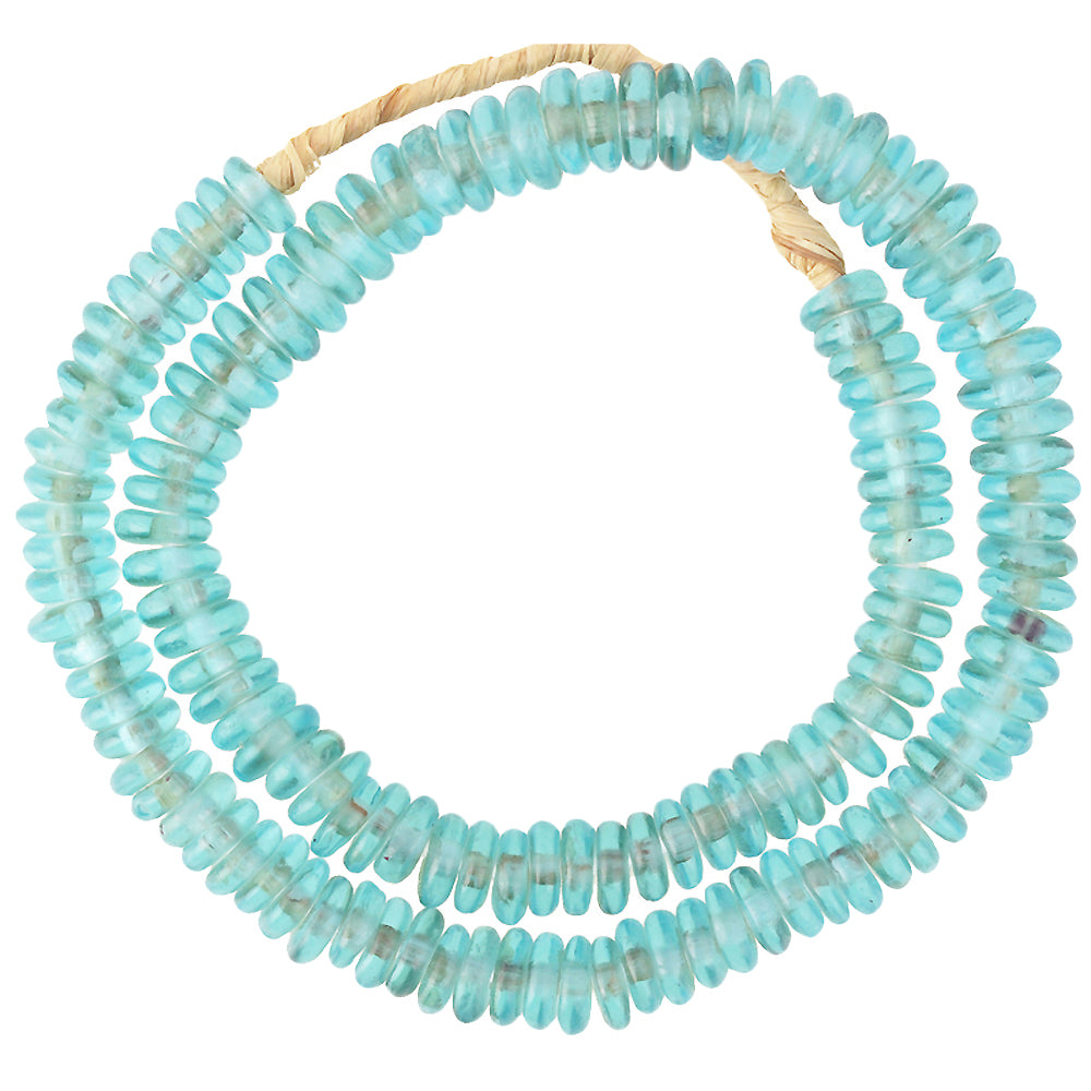 African Trade Beads - Krobo Recycled Glass Ghana Beads (11-13Mm)
