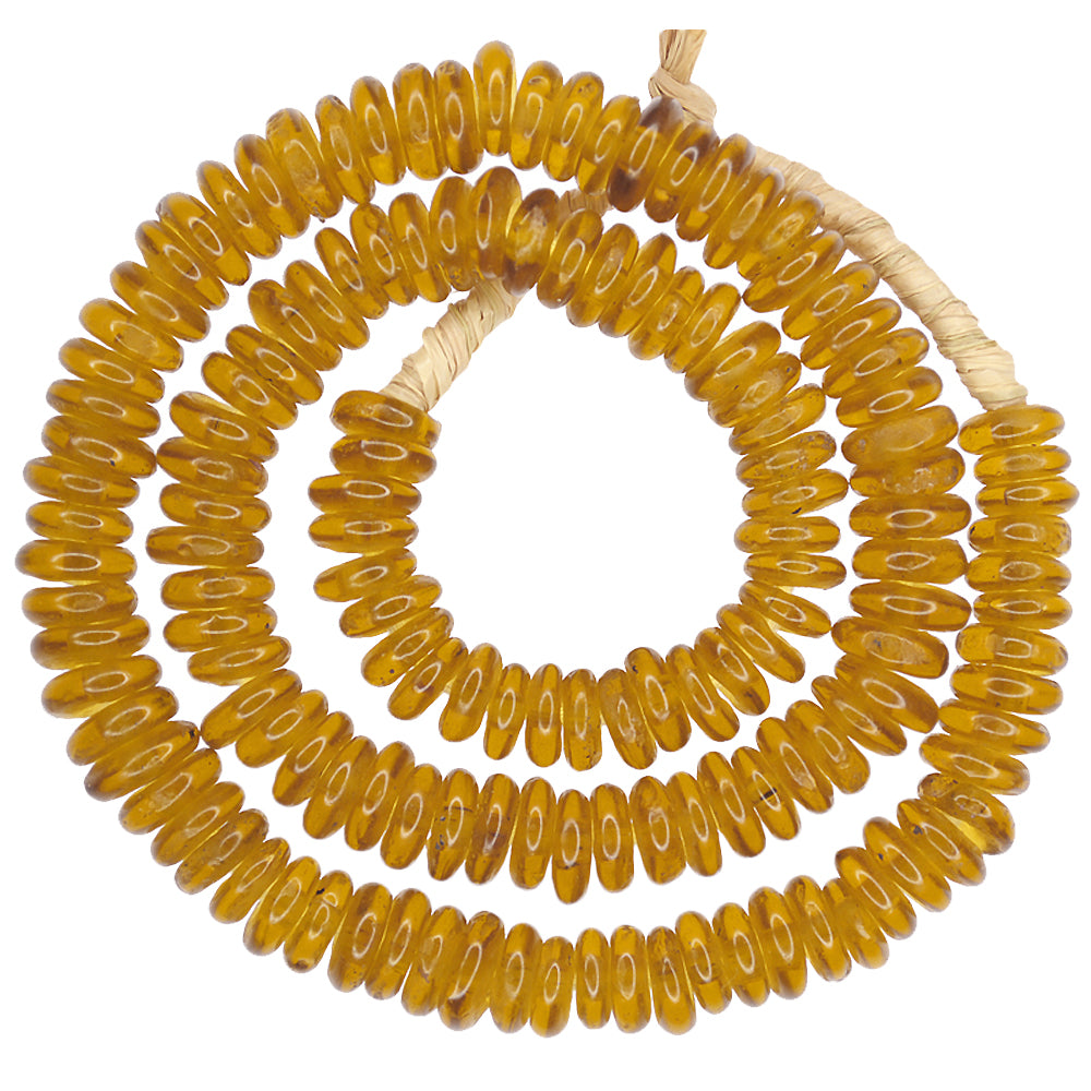 Handmade Ghana Glass Beads, 11-12Mm, African Trade Beads