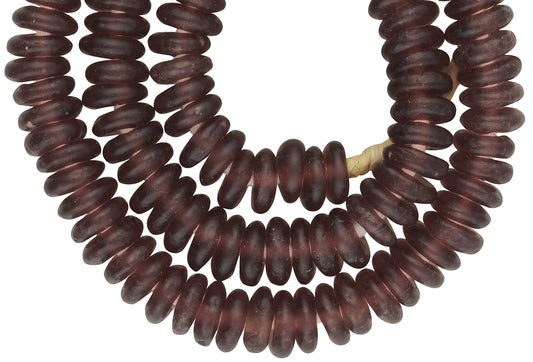 Handmade Recycled Glass Beads From Ghana - African Trade Beads - alternate view