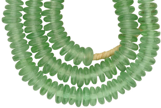 African Trade Beads - Ghana Recycled Glass Beads, 11-12Mm - alternate view