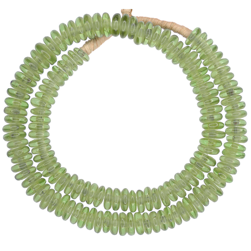African Trade Beads - Recycled Glass Annular Beads From Ghana