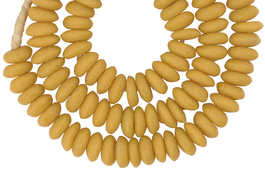 African Trade Beads: Krobo Recycled Glass Beads From Ghana - alternate view