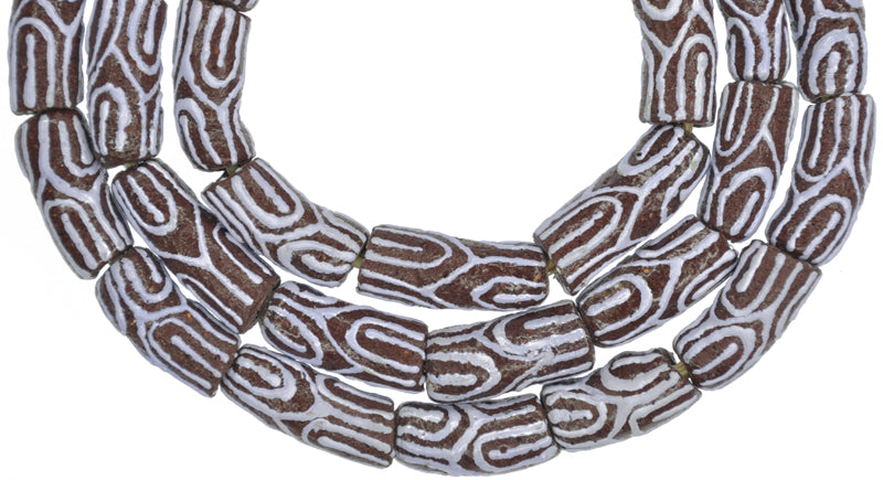 New Powder Glass Beads - African Trade Beads From Ghana - alternate view