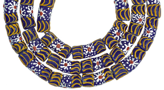 Fancy Krobo Powder Glass Beads – Recycled African Trade Beads