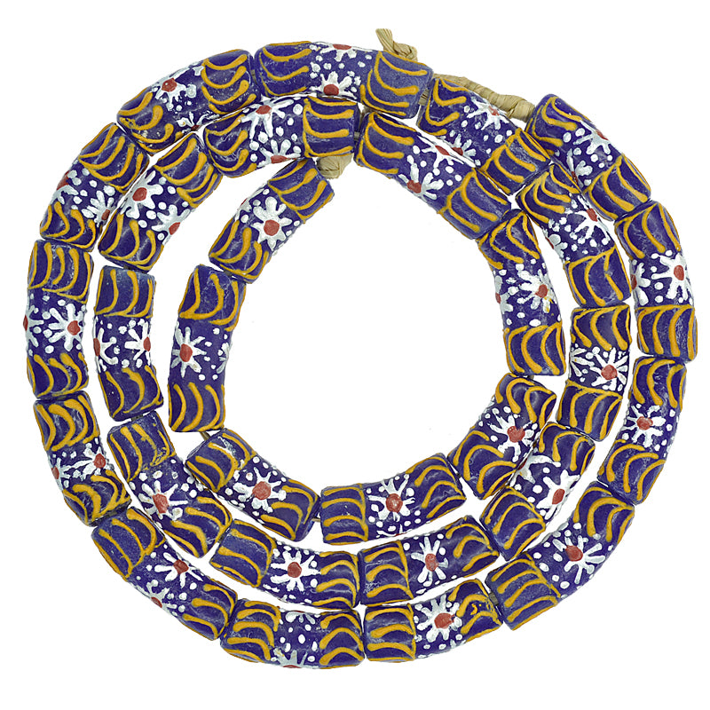 Fancy Krobo Powder Glass Beads – Recycled African Trade Beads