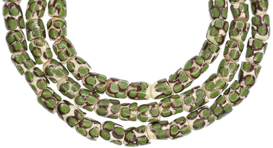 African Trade Beads - 7Mm Venetian Eye-Style Krobo Glass Beads - alternate view