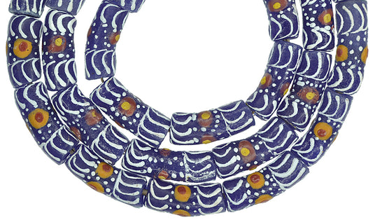 New 9Mm Powder Glass Beads, African Trade Beads From Ghana - alternate view