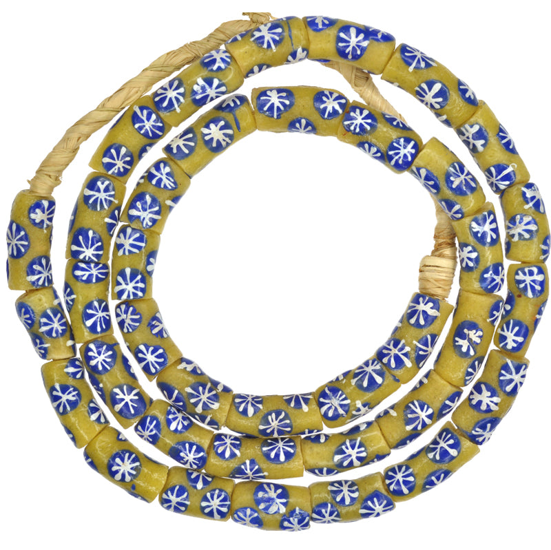 New Fancy Krobo Powder Glass Beads - Imitating Venetian Trade Beads