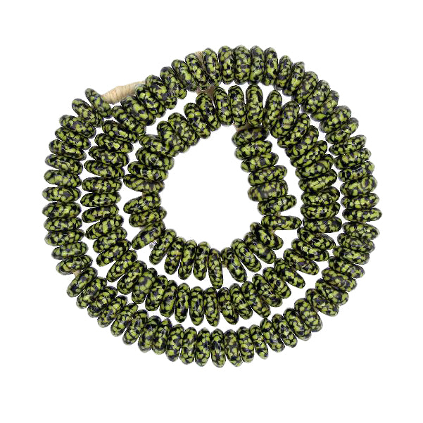 African Trade Beads: Recycled Glass Disks From Krobo, Ghana