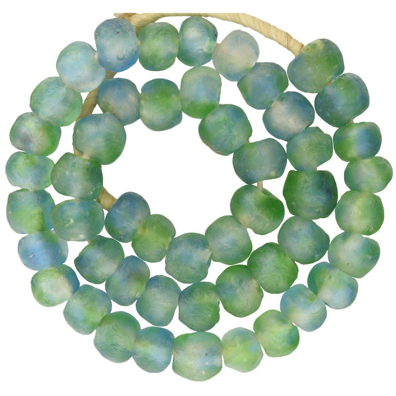 Translucent Multicolor Powder Glass Beads – Ghana Trade Art