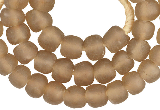 Translucent 13-14Mm African Trade Beads - Krobo Recycled Glass - alternate view