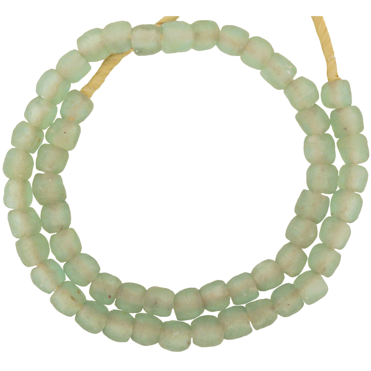 Translucent Krobo Glass Beads - 10Mm Handmade African Trade Beads
