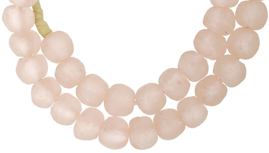 Translucent Krobo Powder Glass Beads - 13-14Mm, African Trade Beads - alternate view