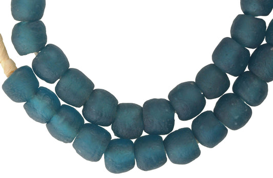 Translucent African Trade Beads - Recycled Krobo Glass, 13-14Mm - alternate view