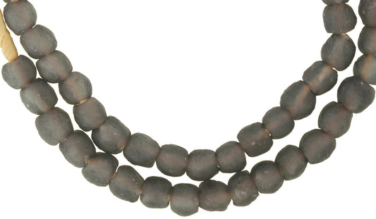 Translucent Krobo Glass Beads - Recycled African Trade Beads 9-10Mm - alternate view