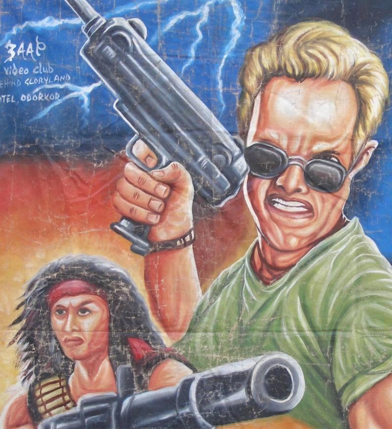 Mad Max 2 The Road Warrior Movie Poster - Hand Painted In Ghana - alternate view