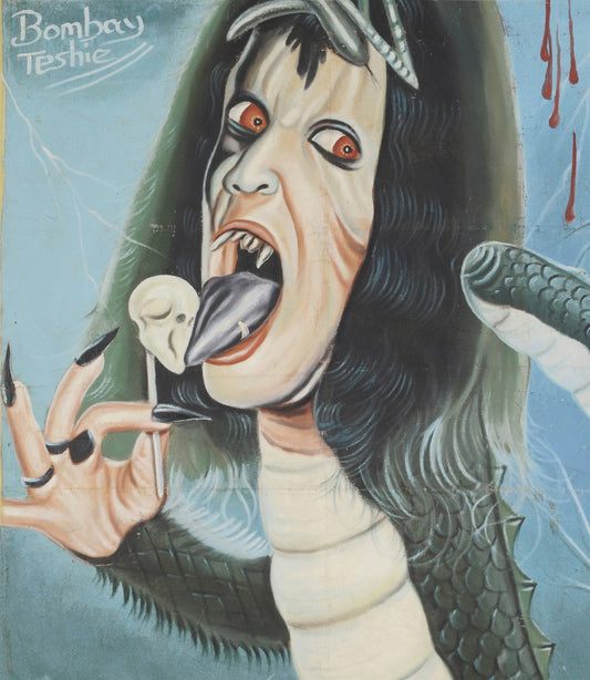 Night Of The Demons - Original Hand-Painted Ghanaian Movie Poster - alternate view