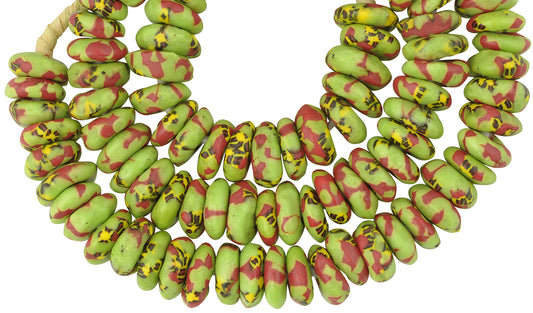 Beautiful African Trade Beads: Recycled Glass Beads From Ghana - alternate view