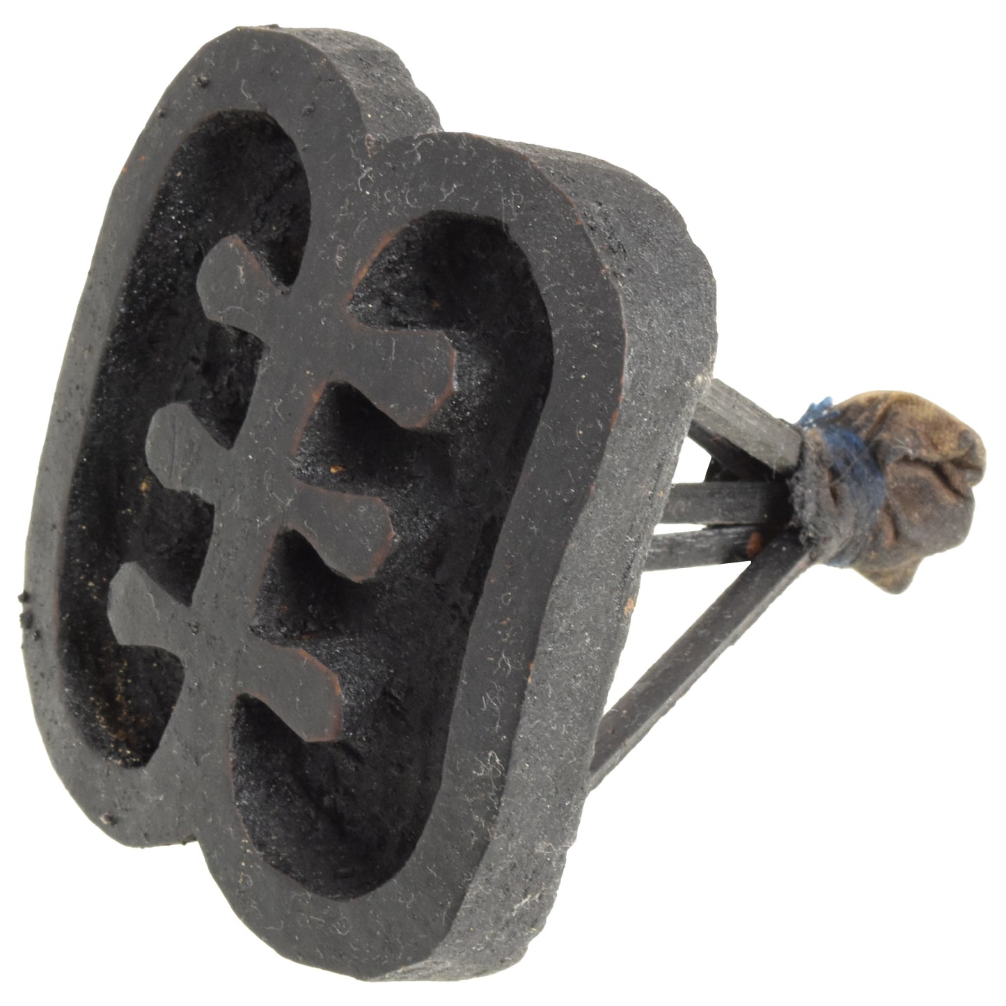 ESE NE TEKREMA – Adinkra Stamping Block from Ghana Cloth Art