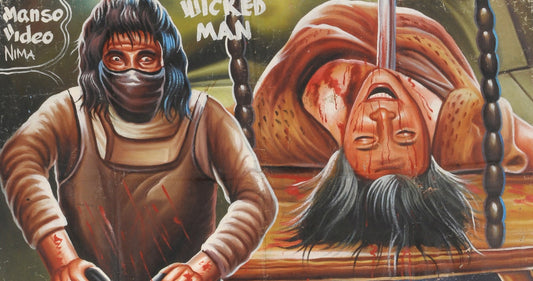 Hand-Painted 'The Texas Chainsaw Massacre' Movie Poster Ghana - alternate view