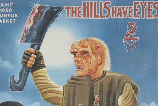 The Hills Have Eyes 2 Movie Poster - Authentic Hand-Painted Ghana Art - alternate view
