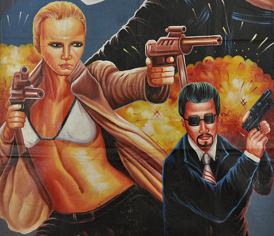 Unique Hand-Painted Transporter 2 Movie Poster From Ghana - alternate view