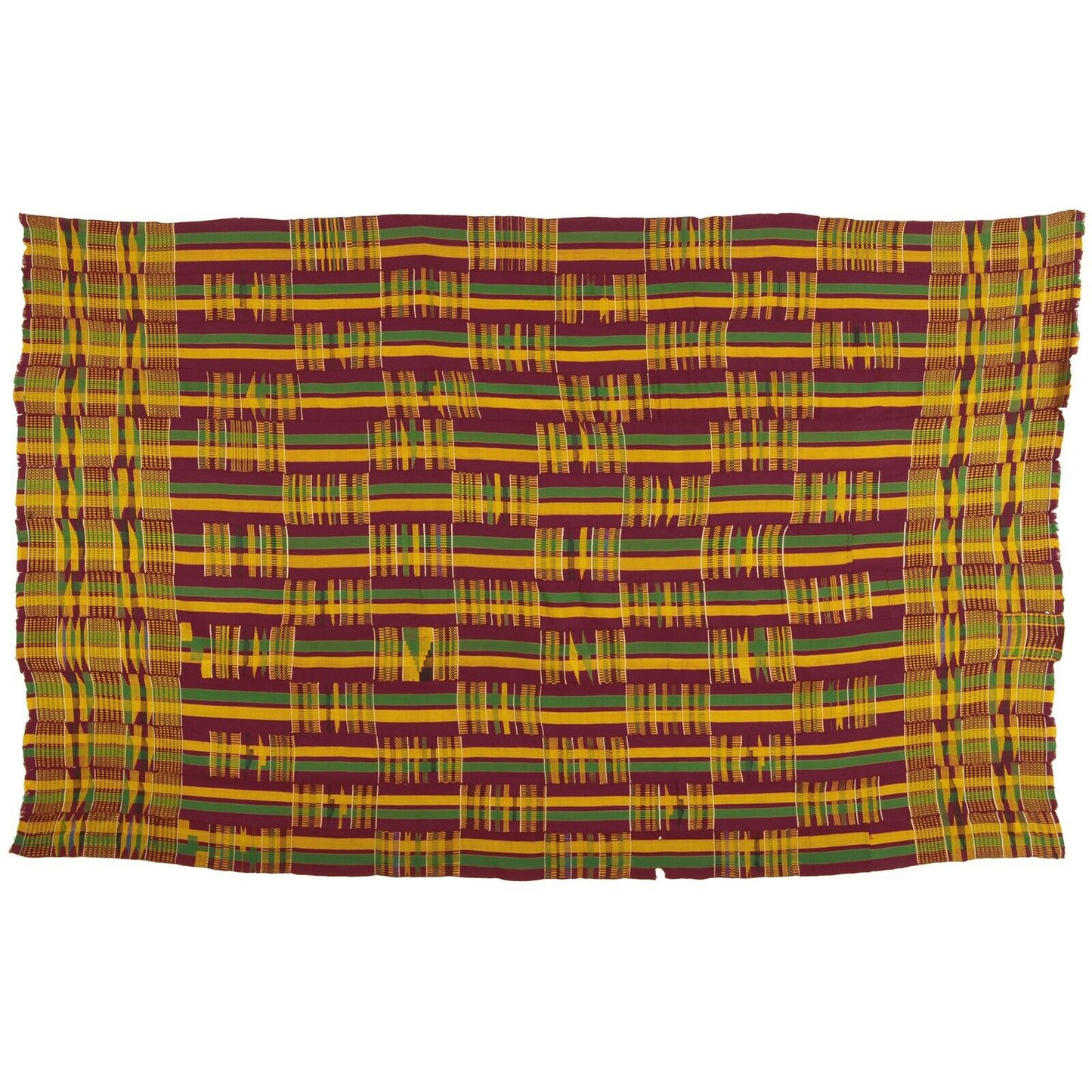 Vintage Handwoven Ashanti Kente Cloth – Ghana Ashanti Kente Woman Size