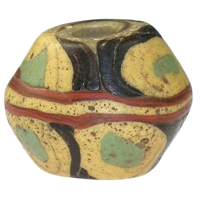 Rare Antique Bodom Authentic African Glass Trade Beads Sb-19704