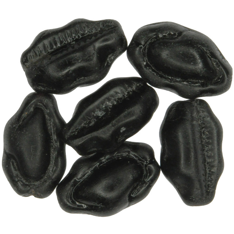 Cowry Shell-Shaped Vintage Czech Glass Trade Beads, 12X7Mm