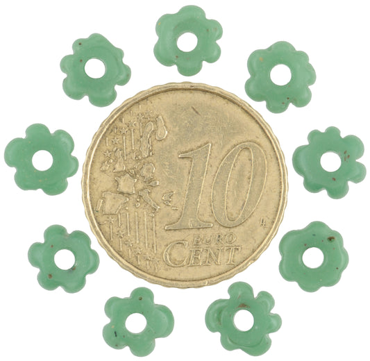 Rare Antique Venetian Fancy Disk Glass Beads | African Trade - alternate view