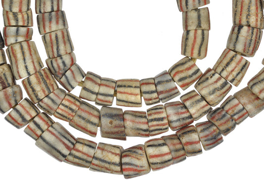 Authentic Old Gashi Powder Glass Beads 11-13Mm | African Trade - alternate view