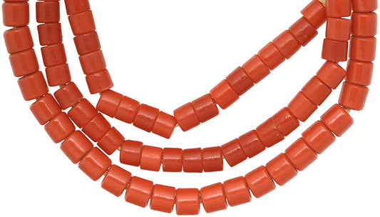 Vintage Czech Glass Trade Beads, African Mid-1900S, 7Mm - alternate view