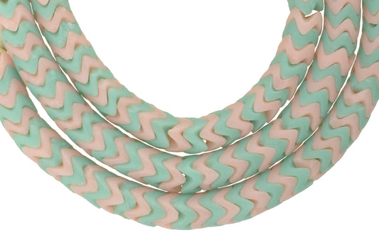 Large Vintage Snake Chain Czech Glass Trade Beads - African Heritage - alternate view