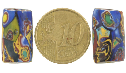 Rare Antique Multimurrine Millefiori Venetian Glass Trade Beads - alternate view