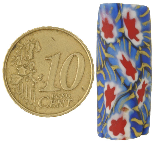Rare Antique Large Venetian Millefiori Mosaic Glass Trade Bead - 28Mm - alternate view