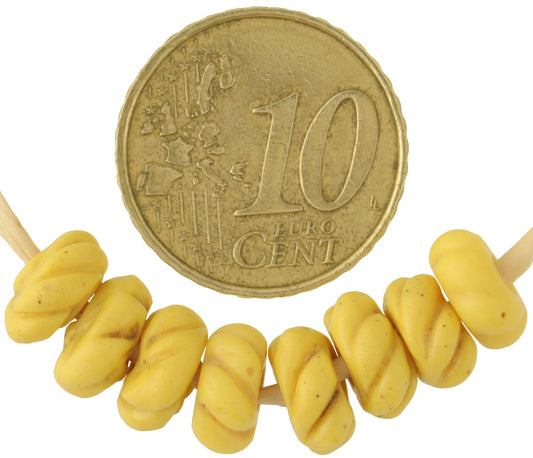 Rare Antique Fancy Venetian Wound Glass African Trade Beads 8Mm - alternate view