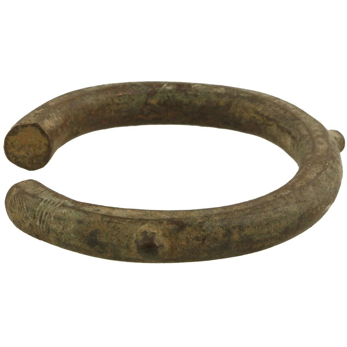 Antique Brass Bronze Bracelet Currency African Akan Ghana Burkina Faso