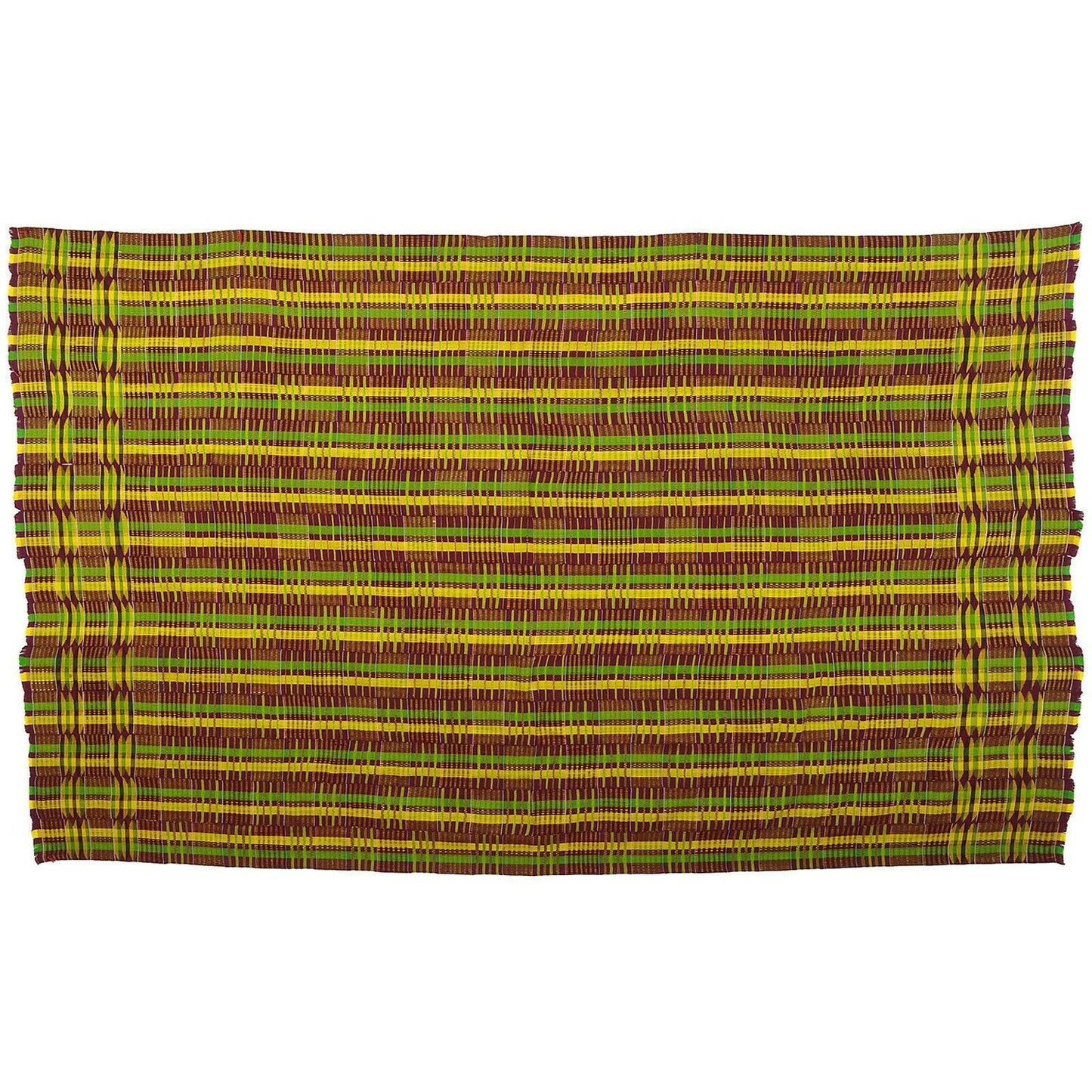 Authentic Vintage Silk Handwoven Ashanti Kente Cloth – Woman Size