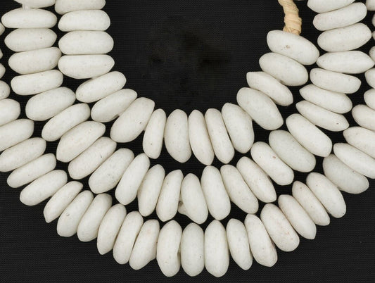 New African Krobo Glass Beads - Recycled Trade Beads From Ghana - alternate view